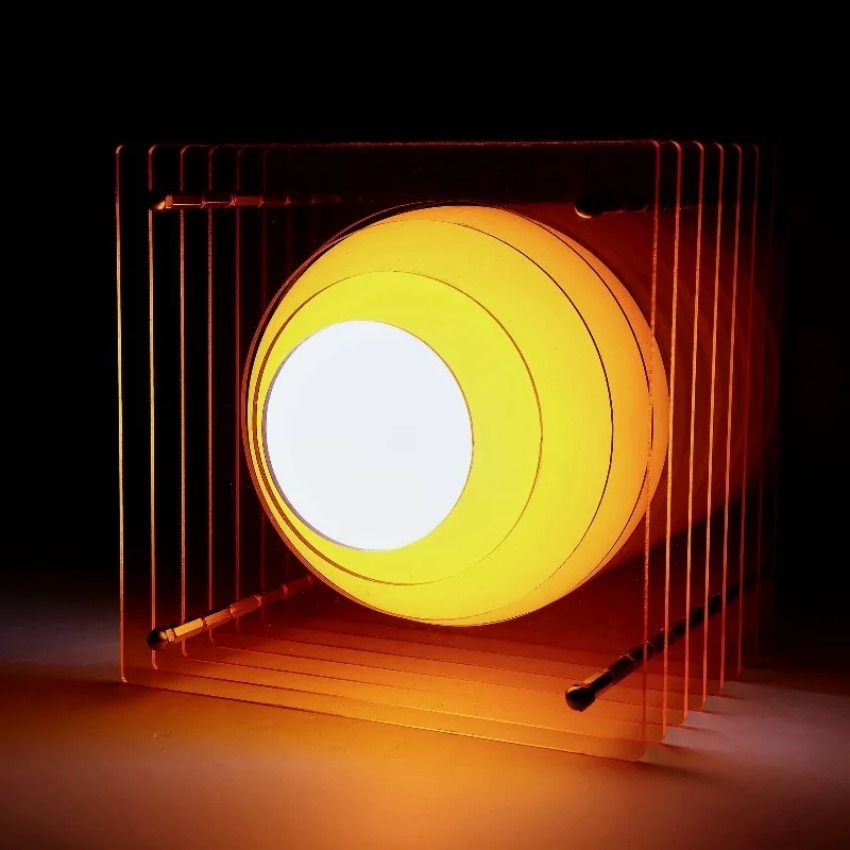 Home Decor Com - DIY Acrylic Thousand Layer Lamp Moon