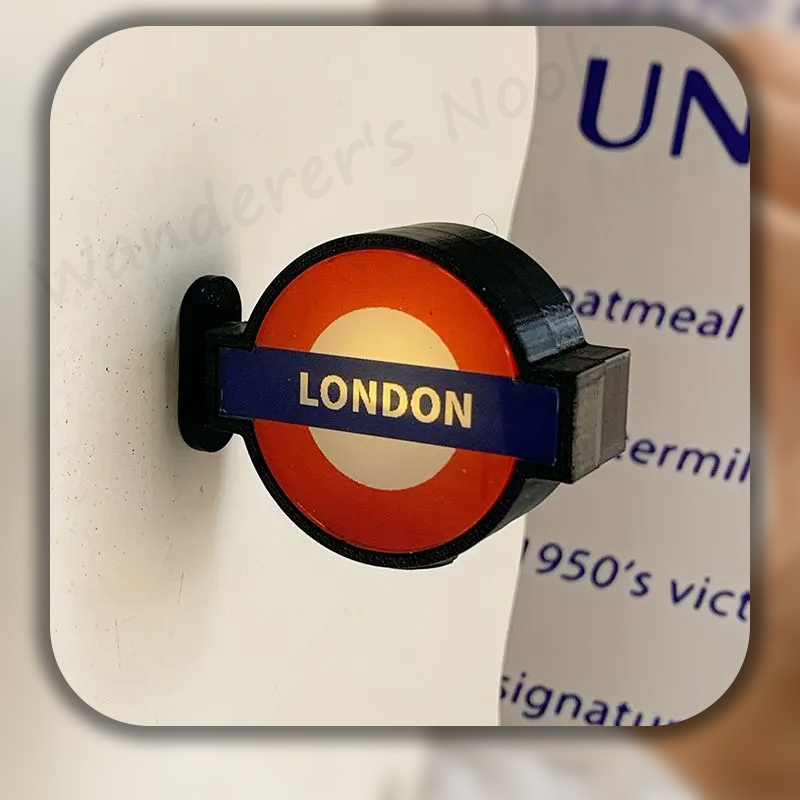 Home Decor London - London Underground Roundel Light Up Fridge