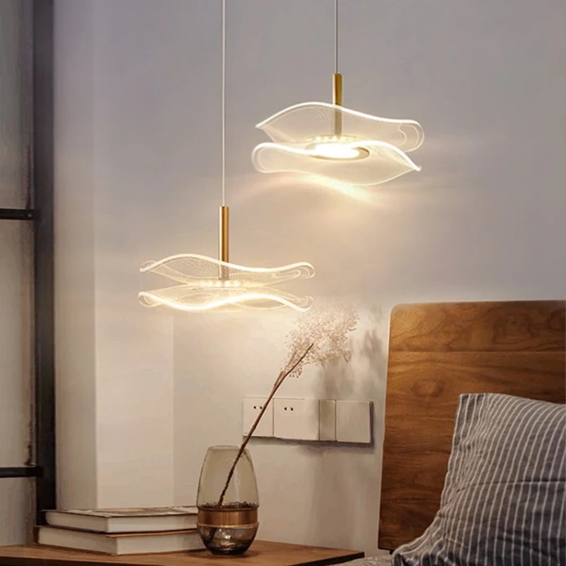 Hanging Moon Lamp - Nordic LED Pendant Lamp Fixture Indoor