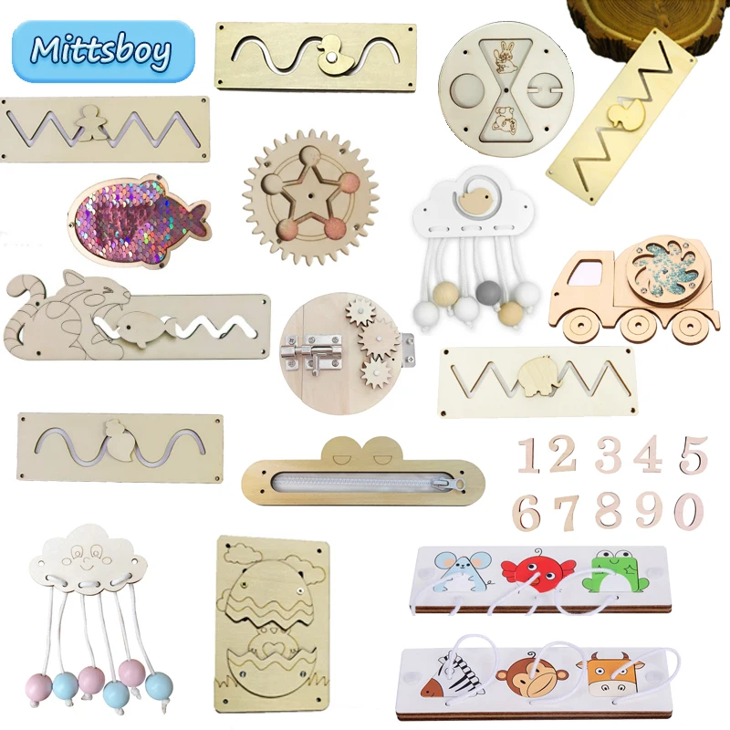 Wooden Letter Sign - DIY Busy Board Montessori Educational Toys