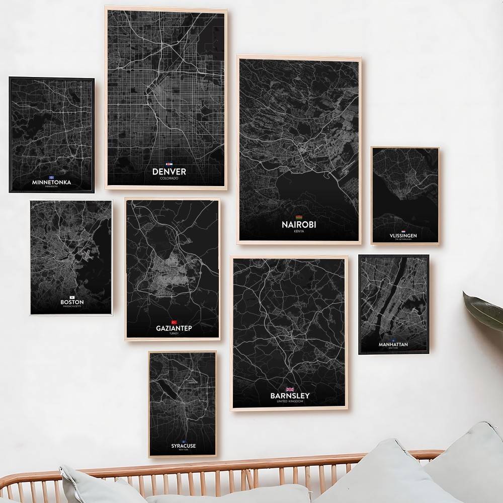 Home Decor London - Paris London New York CUSTOM City
