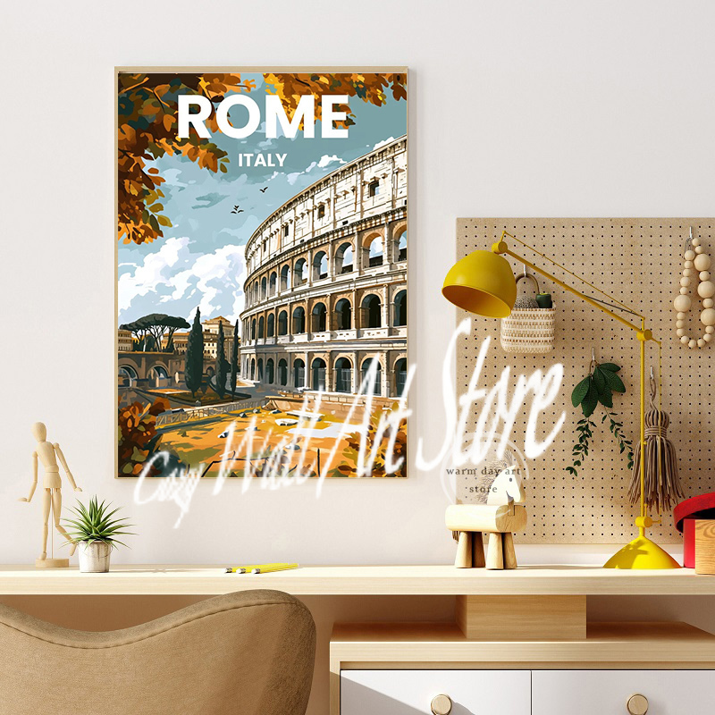 Los Angeles Santorini Greece R - Home Decor London 评论和价格