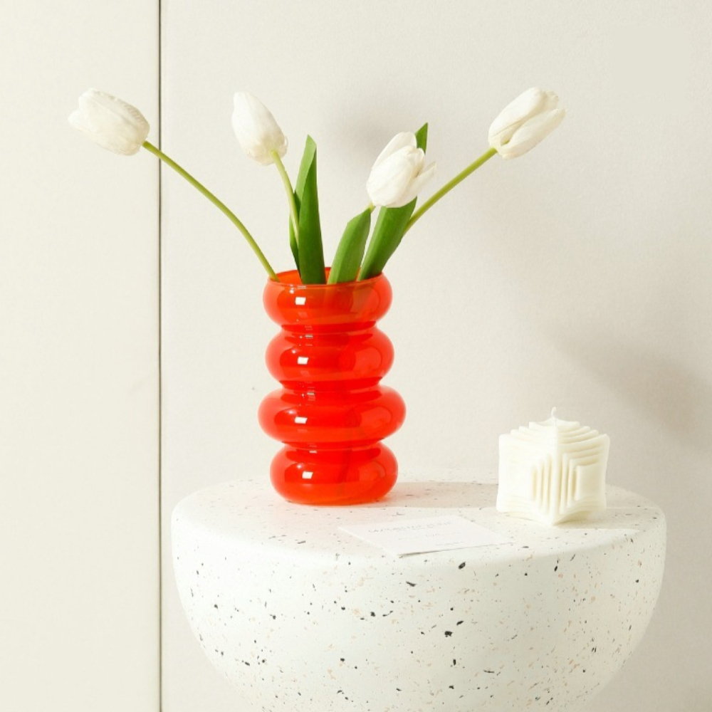 Nordic Style Bubble Glass Vase - Glass Vase Nordic 评论和价格
