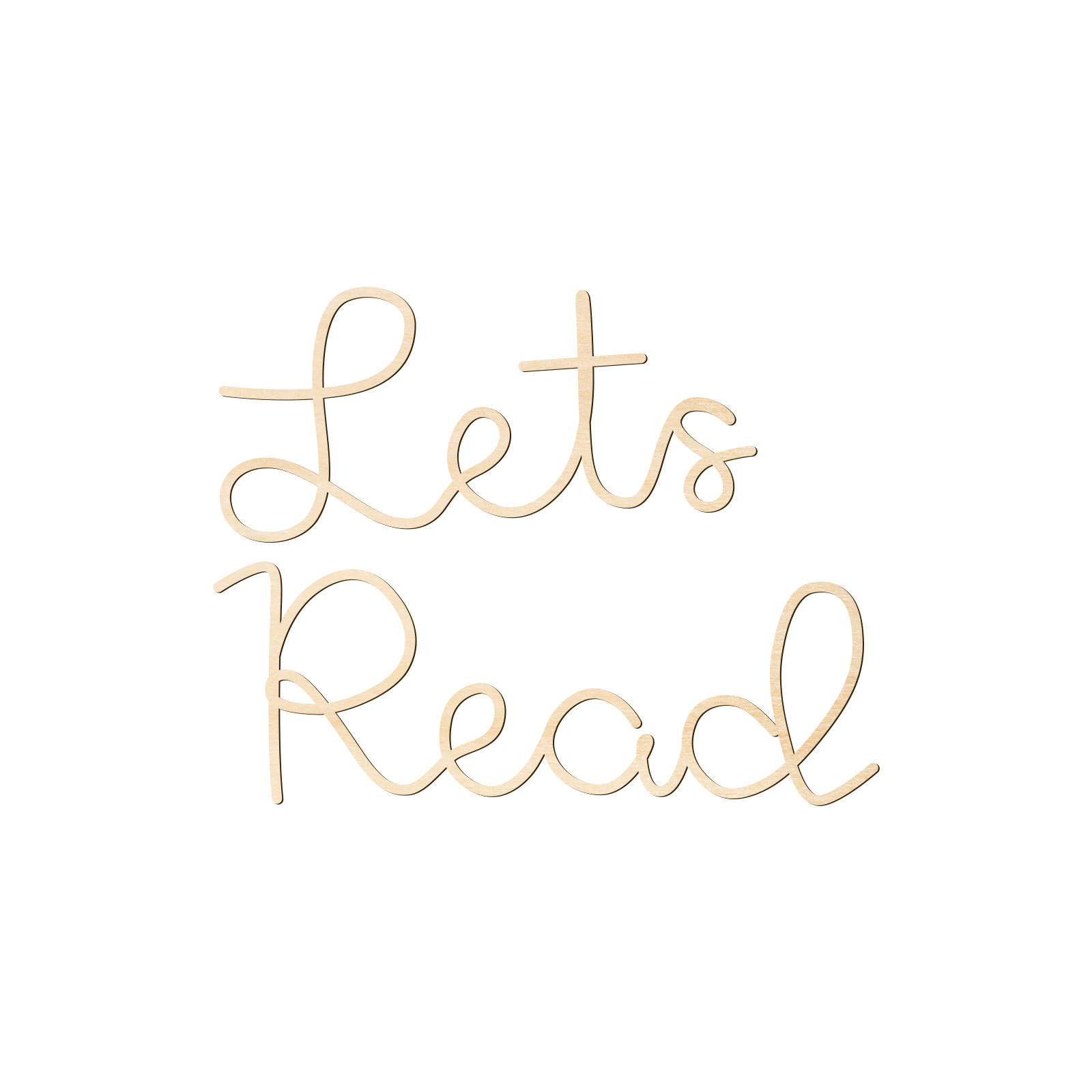 Let's Read Wooden Wall Sign -  - Wooden Letter Sign 评论和价格