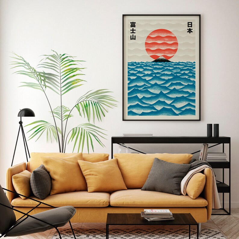 Japanese Contemporary Tokyo Ar - Watercolor Poster Print 评论和价格