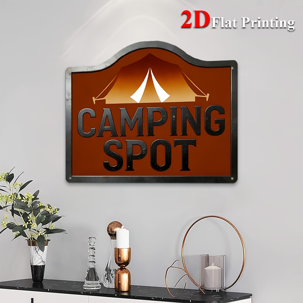 1pc 2D Flat Sign Artwork Depic - Home Decor Location 评论和价格
