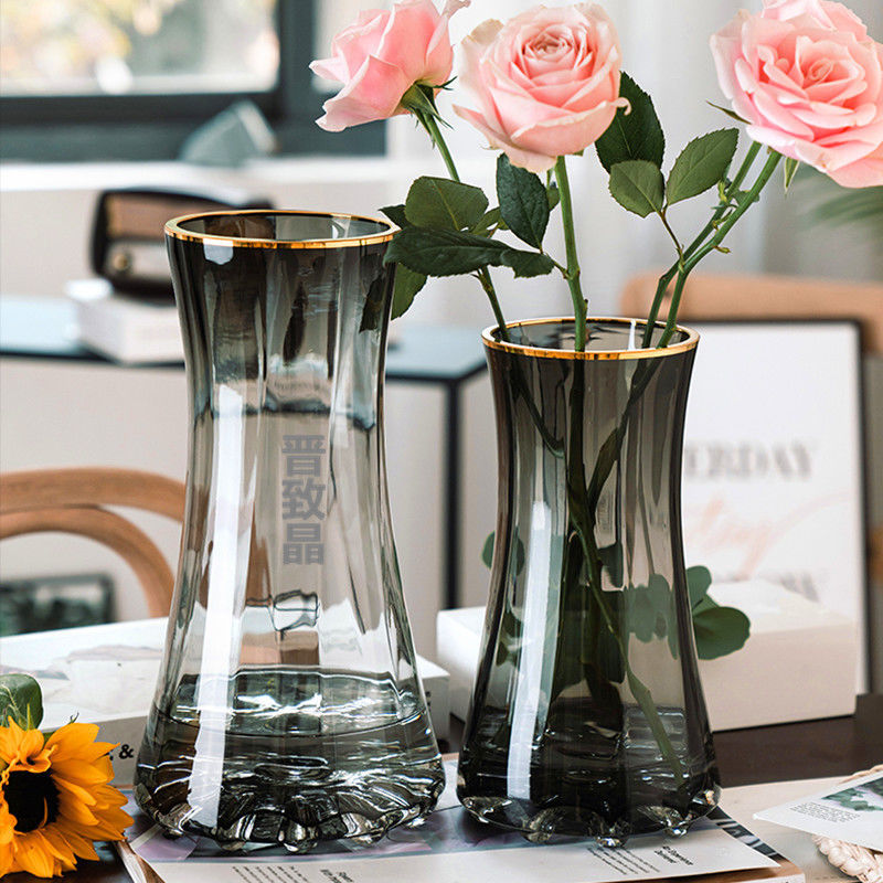 Light luxury gold-painted crea - Glass Vase Nordic 评论和价格