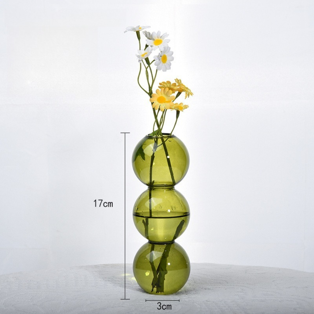 Simple Style Coloful Glass Vas - Glass Vase Nordic 评论和价格