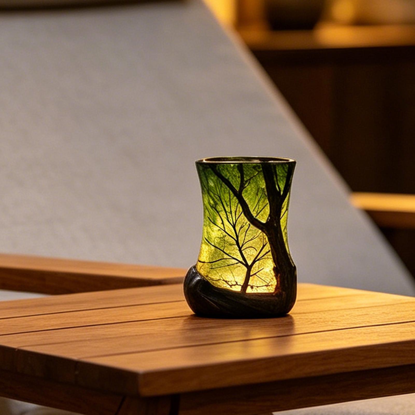 Bedside Table Lamp Forest Nigh - Home Decor Com 评论和价格