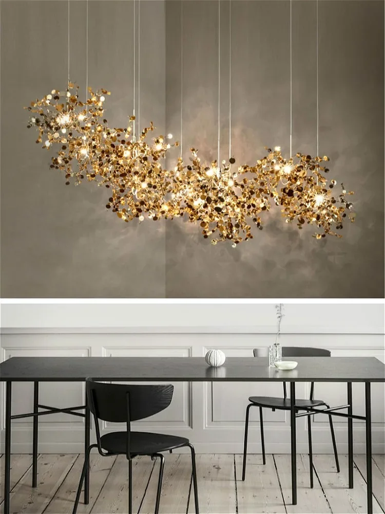 Modern Creative Stainless Stee - Hanging Moon Lamp 评论和价格