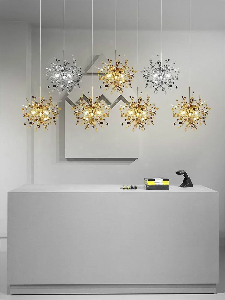 Modern Creative Stainless Stee - Hanging Moon Lamp 评论和价格