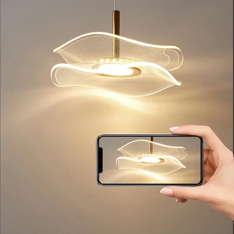 Nordic LED Pendant Lamp Fixtur - Hanging Moon Lamp 评论和价格
