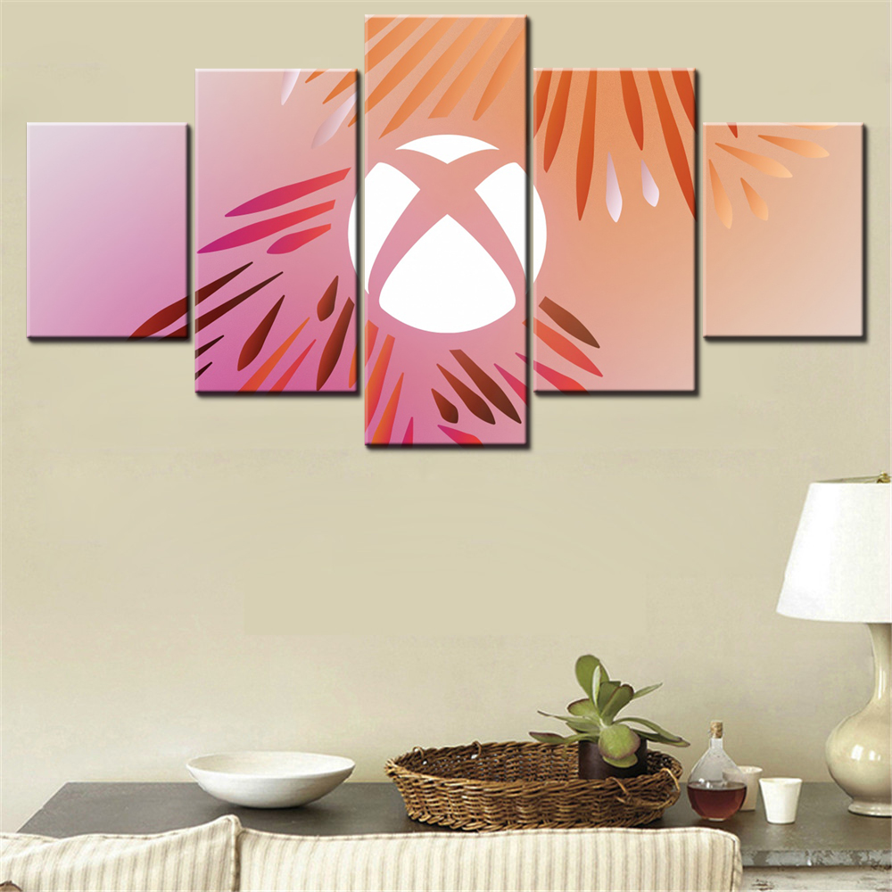 5 Pieces Canvas Wall Arts Post - Home Decor Xbox Games 评论和价格