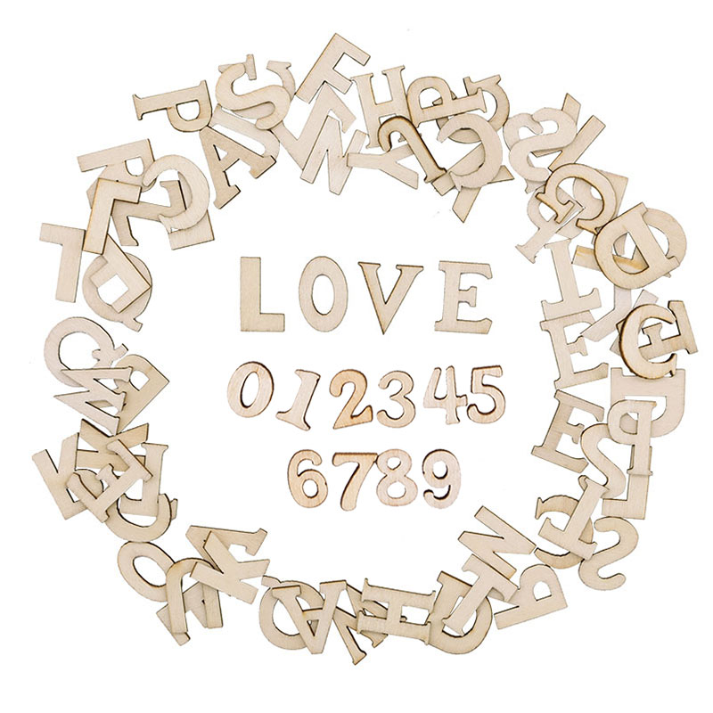 100pcs Wood English Alphabet D - Wooden Letter Sign 评论和价格