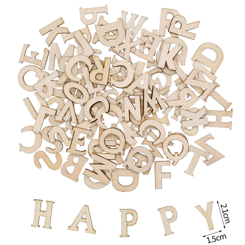 100pcs Wood English Alphabet D - Wooden Letter Sign 评论和价格