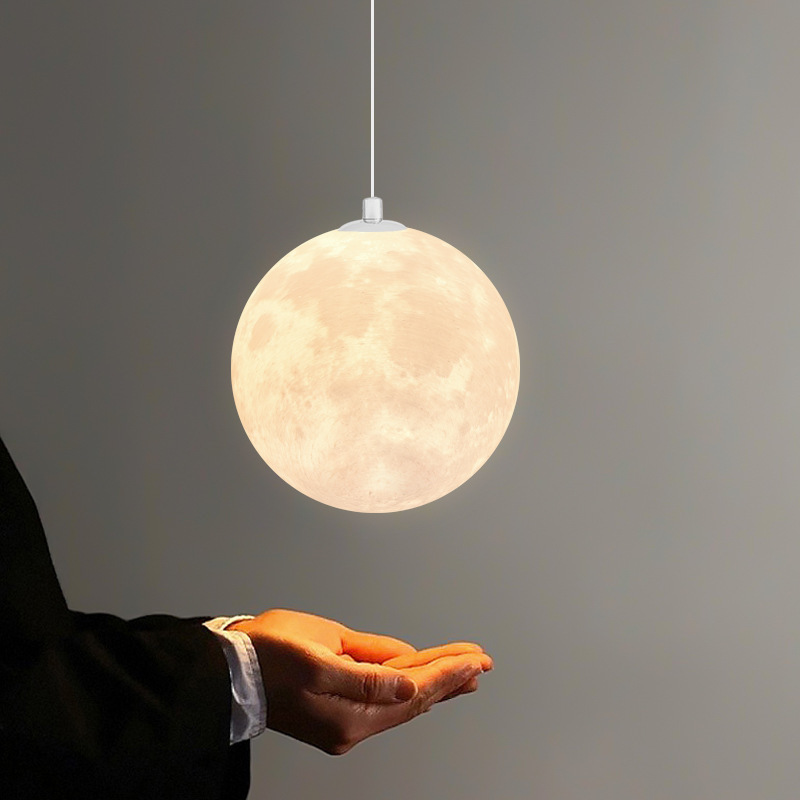 Modern Creative Design Moon Pe - Hanging Moon Lamp 评论和价格