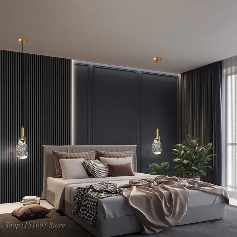 New Crystal Led Pendant lights - Hanging Moon Lamp 评论和价格
