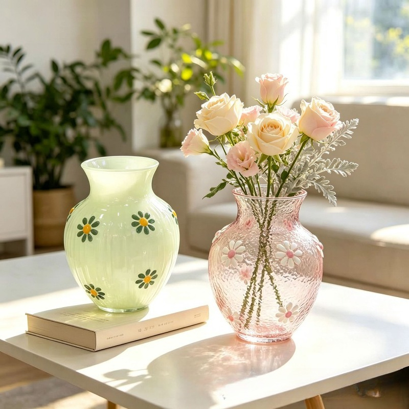 Daisy Home Decoration Nordic M - Glass Vase Nordic 评论和价格
