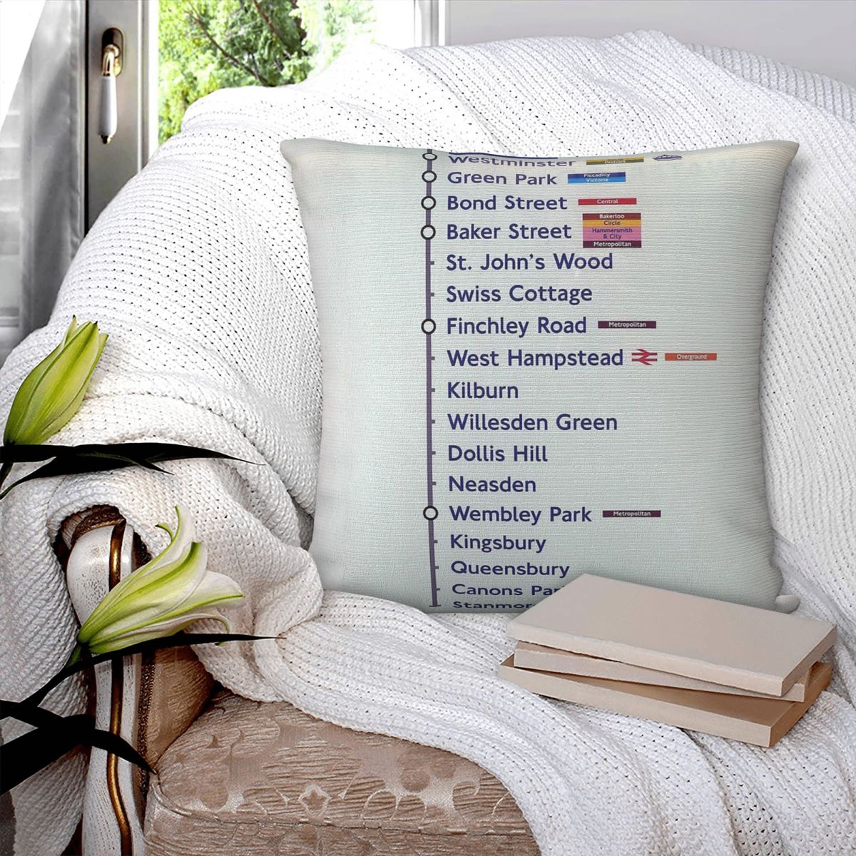 London Jubilee Line Westbound  - Home Decor London 评论和价格