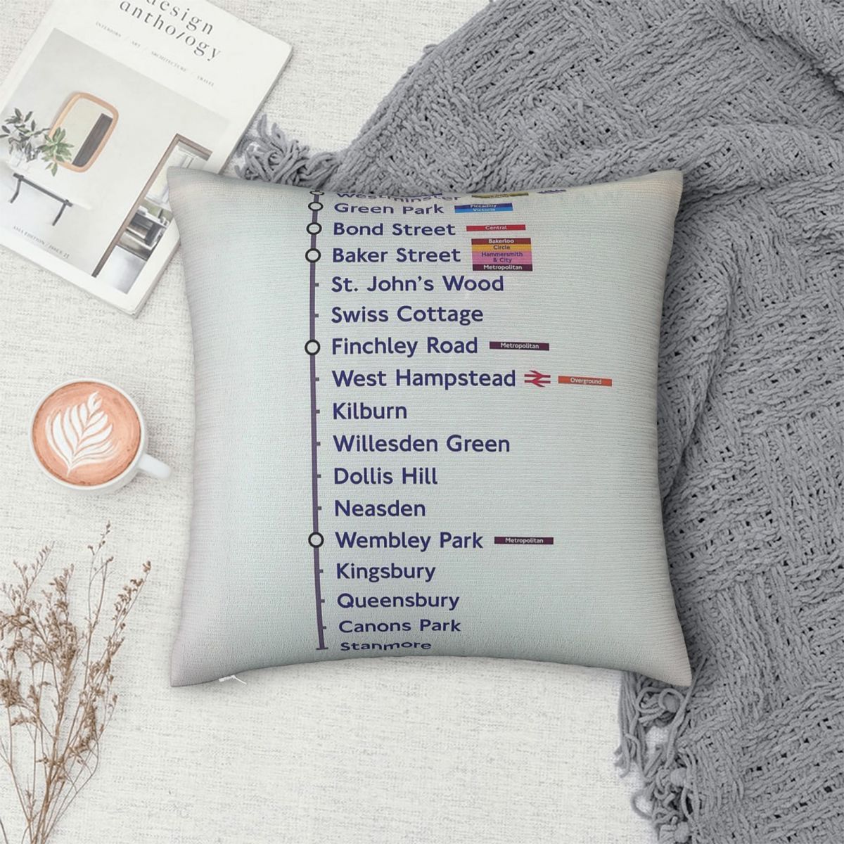 London Jubilee Line Westbound  - Home Decor London 评论和价格
