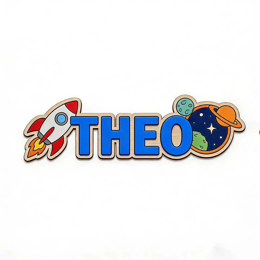 Personalized Space Rocket Name - Home Decor Com 评论和价格