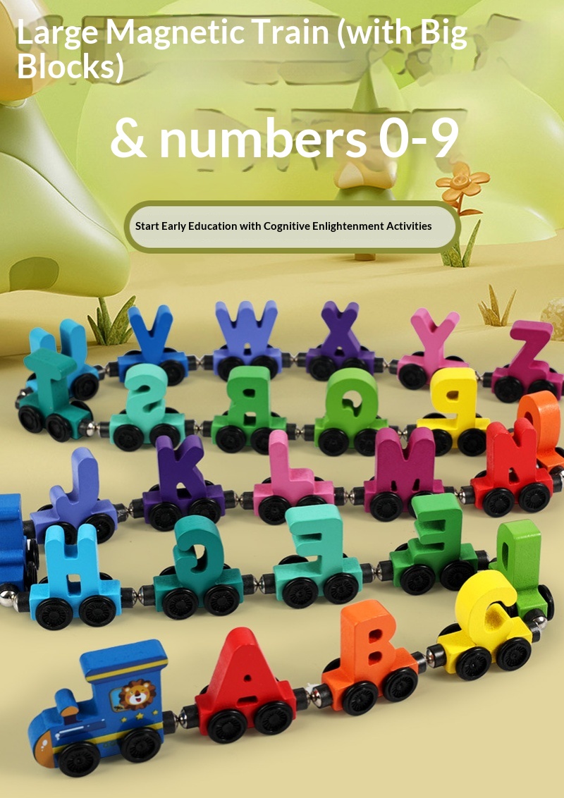 Children'S Wooden Magnetic Col - Wooden Letter Sign 评论和价格