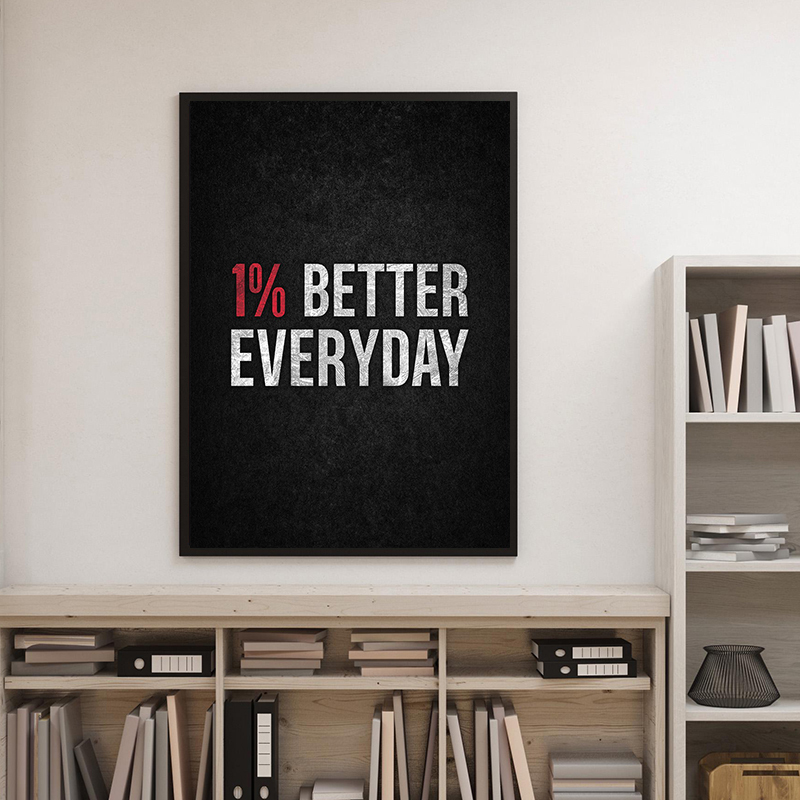 No Excuses Motivational Poster - Watercolor Poster Print 评论和价格