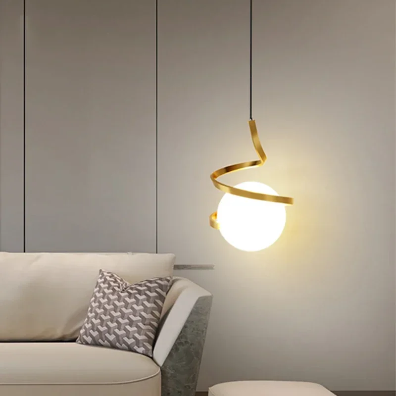 Nordic LED Pendant Light Bedro - Hanging Moon Lamp 评论和价格