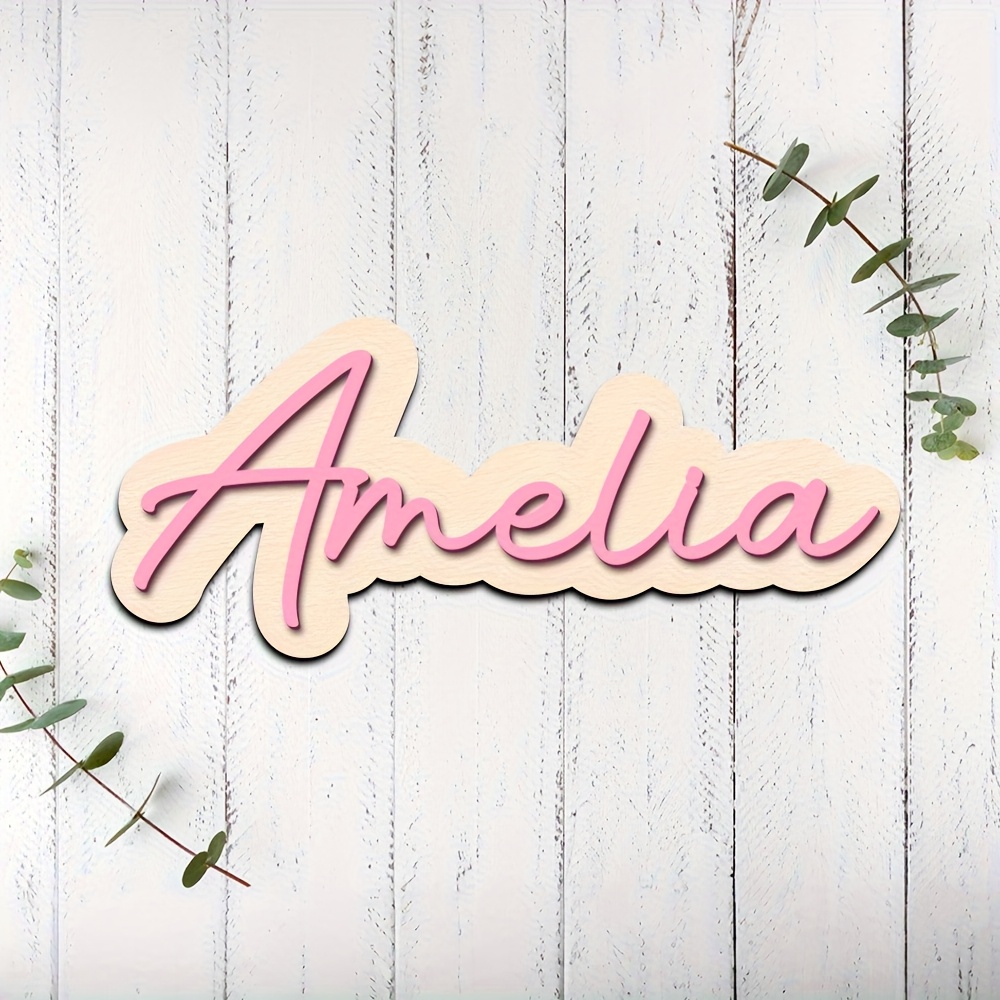 Customizable Double-Layered Wo - Wooden Letter Sign 评论和价格