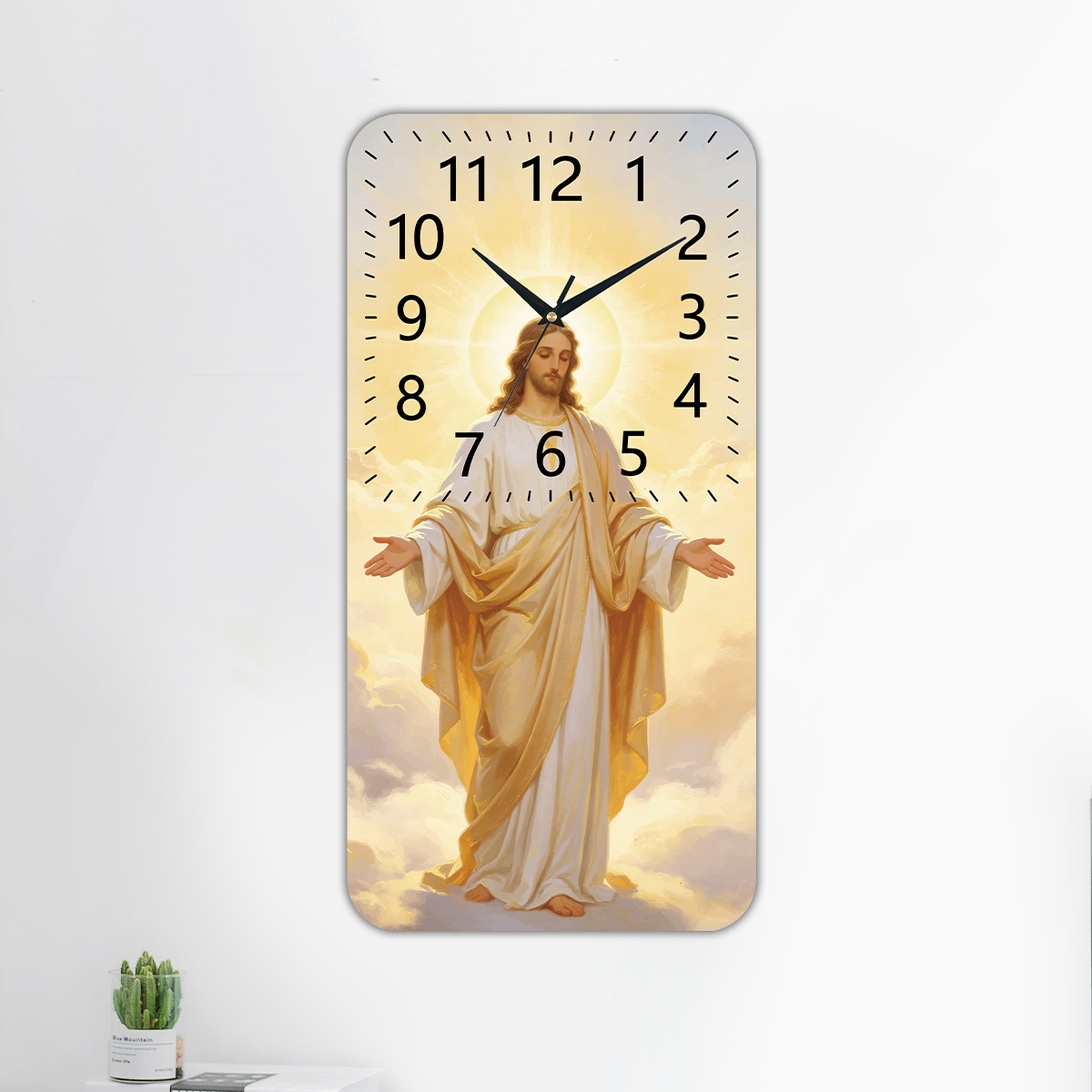 1pc Wooden Rectangular Prayer  - Home Decor Location 评论和价格
