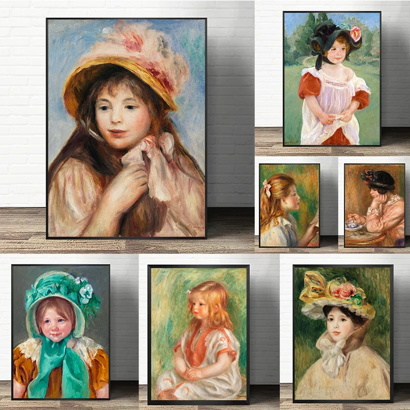 Famous Painter Work Renoir and - Watercolor Poster Print 评论和价格