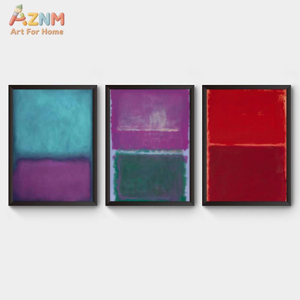 AZNM Mark Rothko Style Color B - Geometric Wall Art 评论和价格