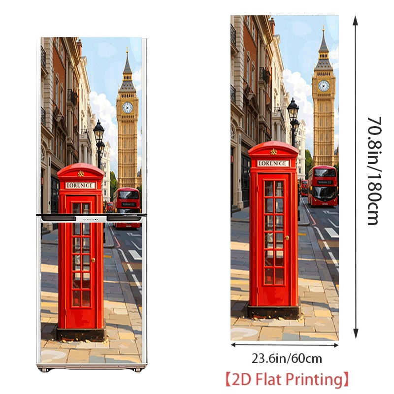 [23.62×70.87 inch] London Stre - Home Decor London 评论和价格
