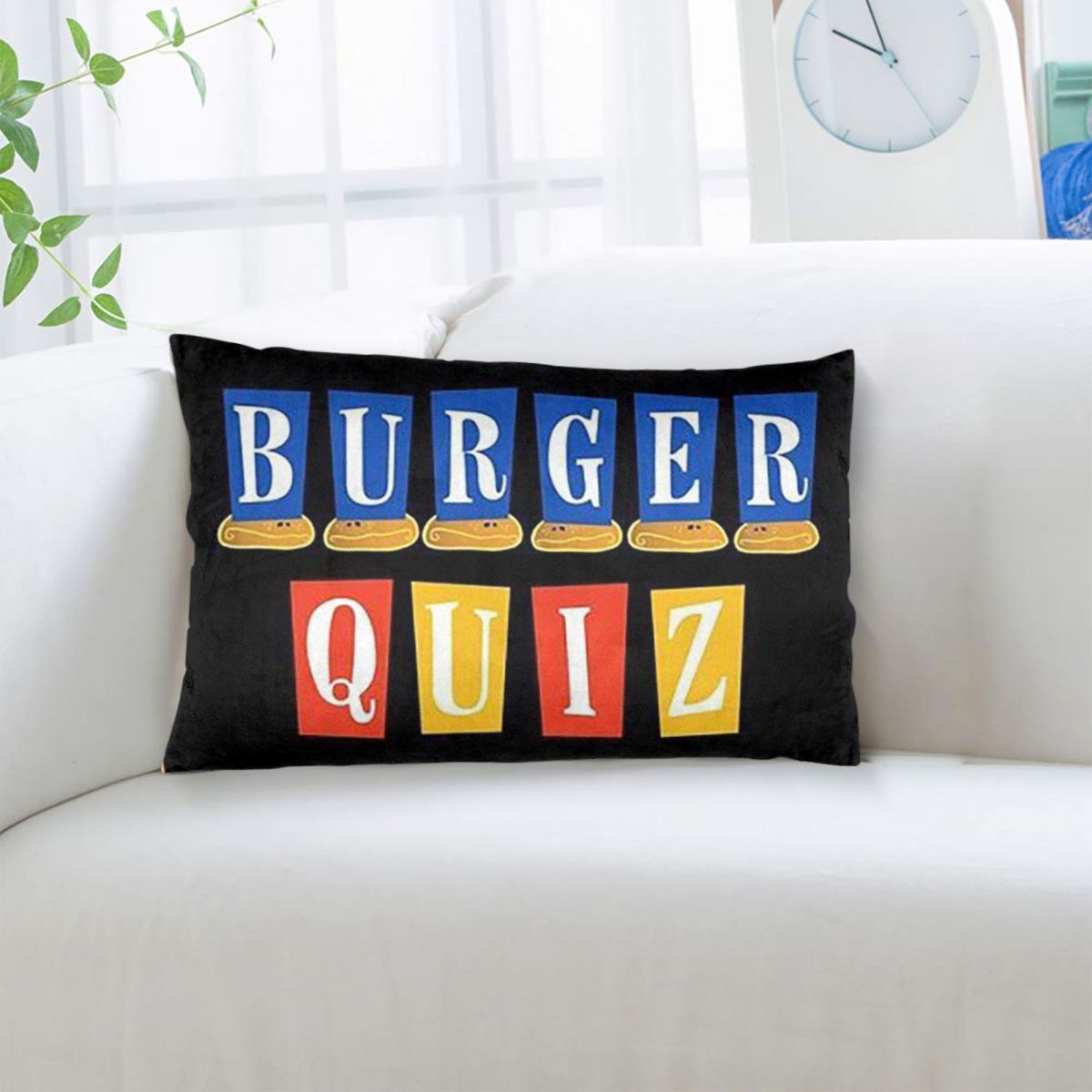 Burger Quiz New Logo Rectangle - Home Decor Quiz Free 评论和价格