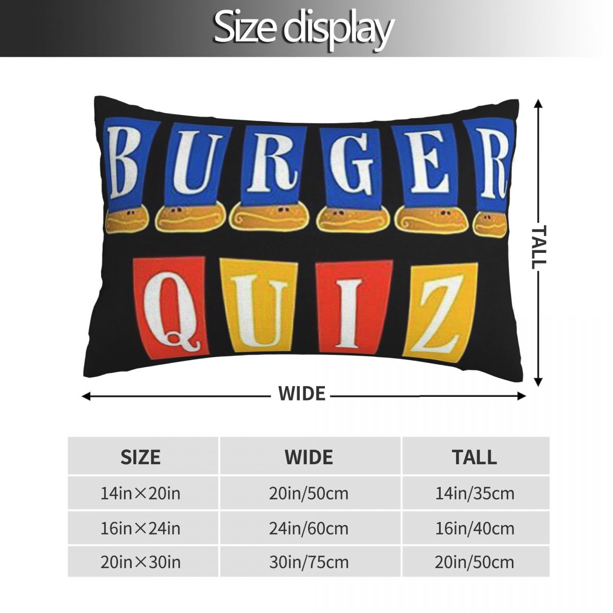 Burger Quiz New Logo Rectangle - Home Decor Quiz Free 评论和价格