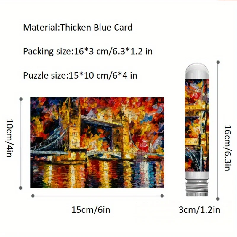150pcs Mini Test Tube Puzzle L - Home Decor London 评论和价格