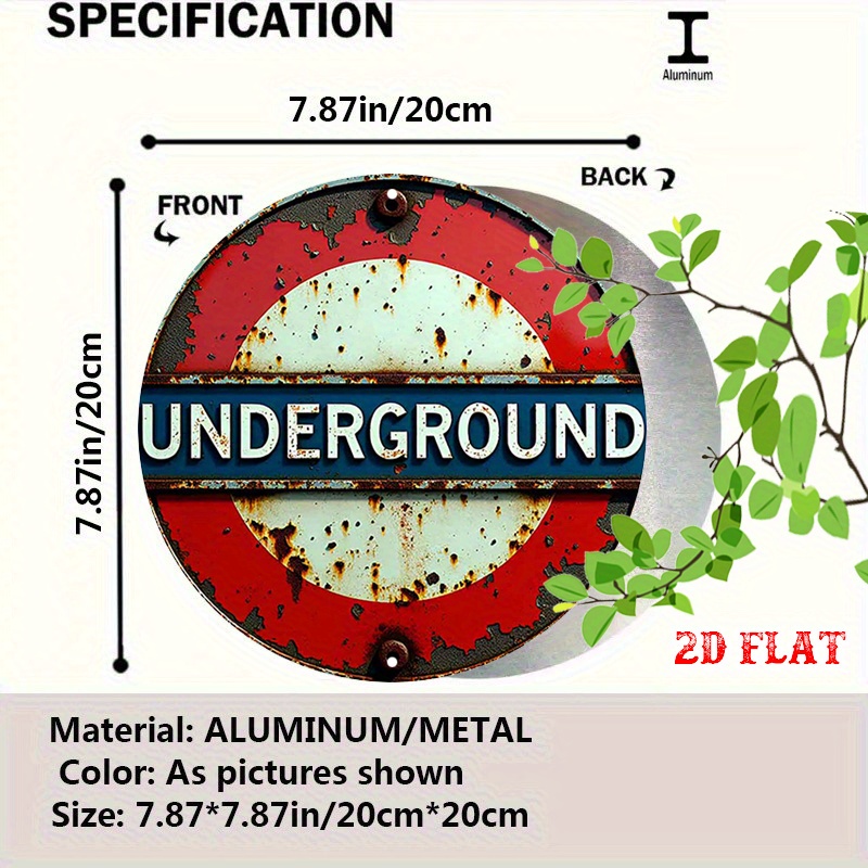 2D flat 1pc retro London Under - Home Decor London 评论和价格