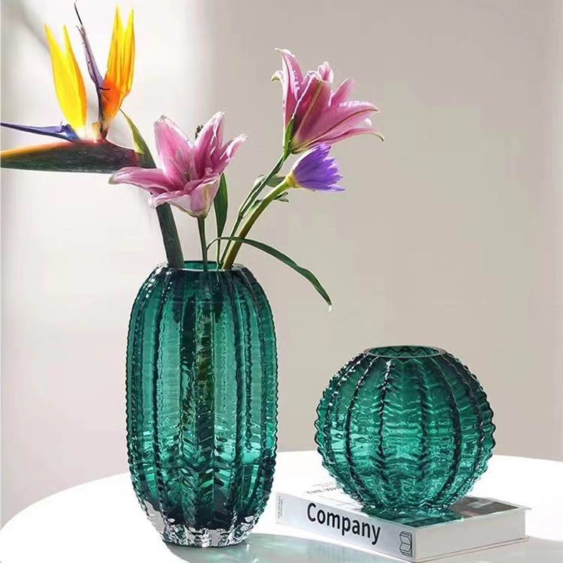 Nordic Modern Cactus Glass Vas - Glass Vase Nordic 评论和价格