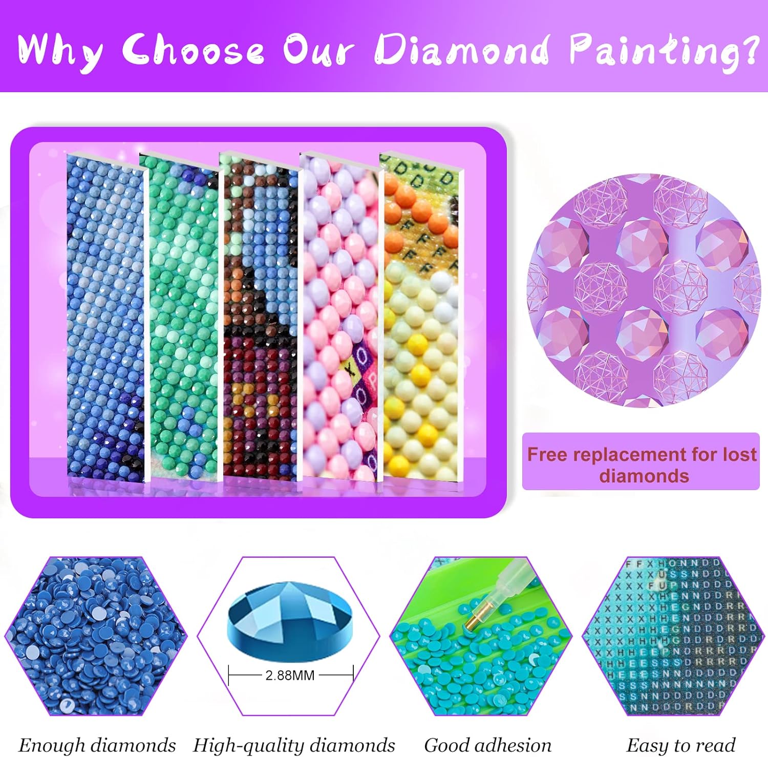 Frameless New Arrival Diamond  - Home Decor London 评论和价格