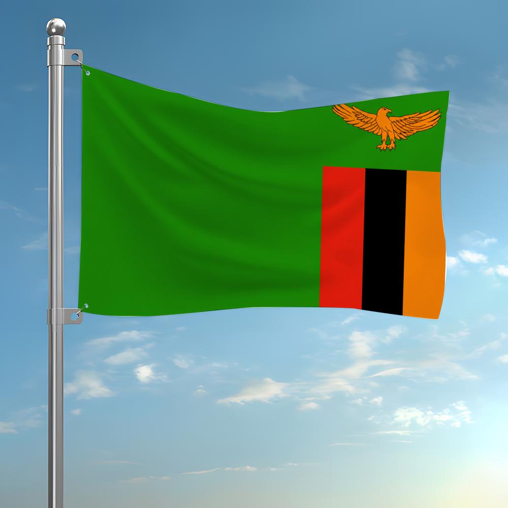 Zambia Custom Flag Wall Hangin - Home Decor Zambia 评论和价格