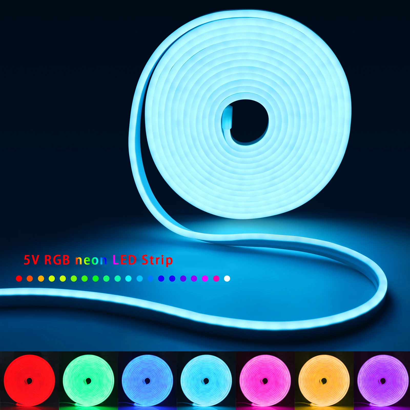 1-5m RGB LED Neon Strip Light  - Home Decor Com 评论和价格